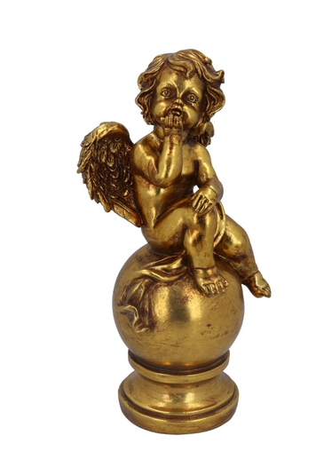 Add a whisper of serene, classical beauty to your home with this Heavenly Cherub figure by Gisela Graham. Crafted with beautifully detailed wings and a peaceful expression, this timeless piece evokes the romance of antique art. It's perfect for bringing a touch of tranquility to a mantelpiece, bookshelf, or dressing table. A wonderfully thoughtful gift for lovers of elegant and romantic decor.
